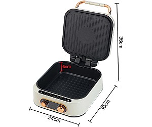 Πολυμηχάνημα- ψησταριά  πολυμάγειρας 3 σε 1    R-5409