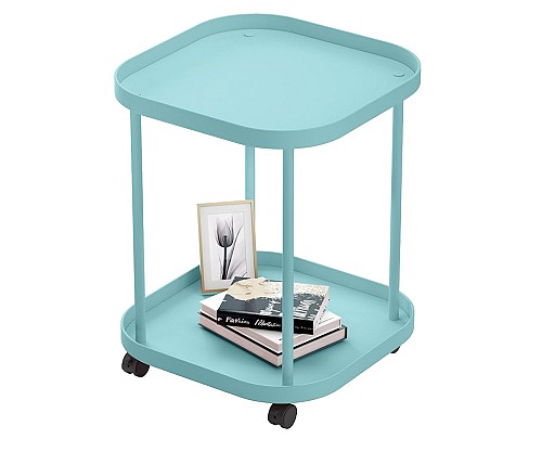 Tραπεζάκι με ροδάκια 2 επιπέδων  104-2green