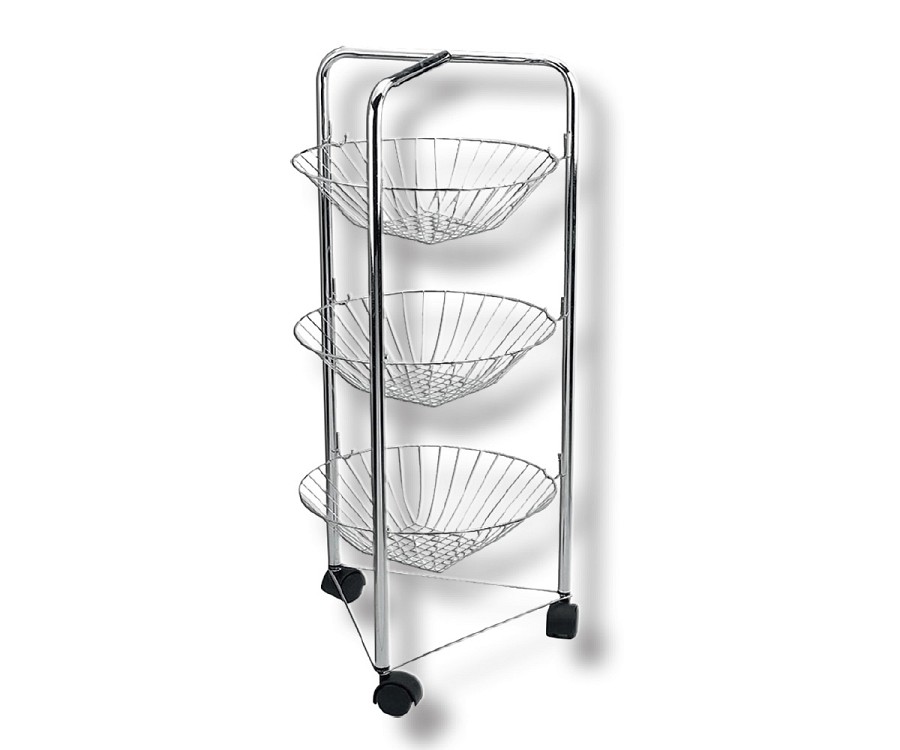 Τρόλευ Στρογγυλό 3 επιπέδων   HY-103