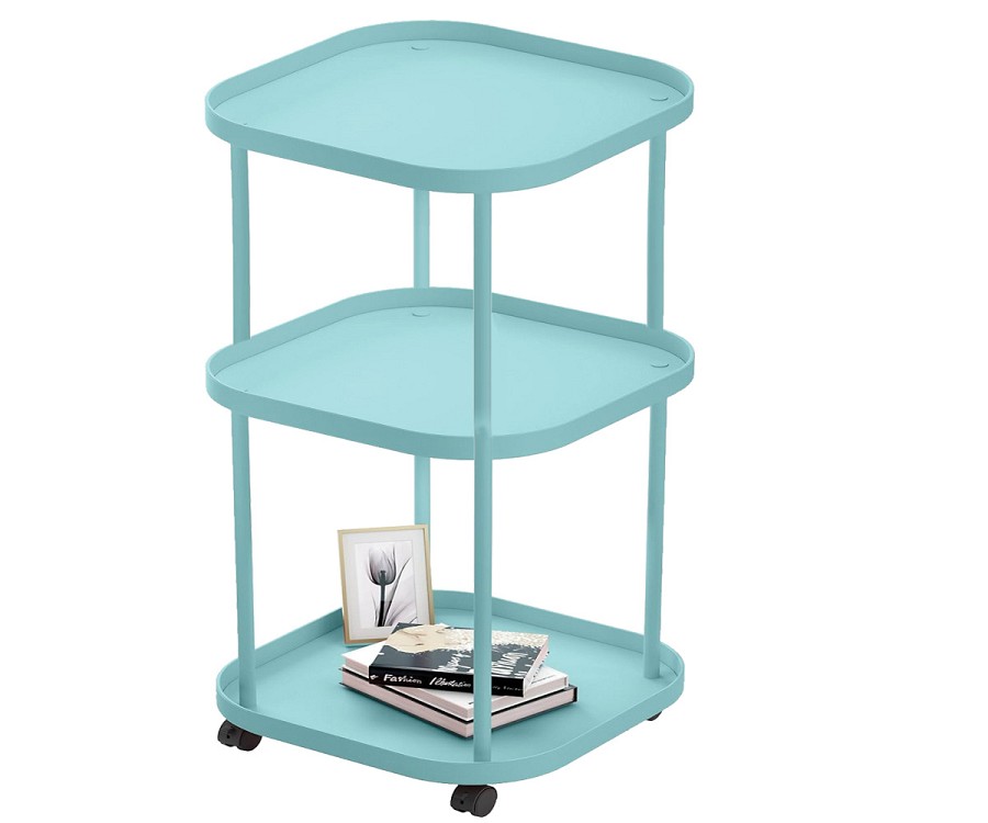 Tραπεζάκι με ροδάκια 3 επιπέδων  104-3green