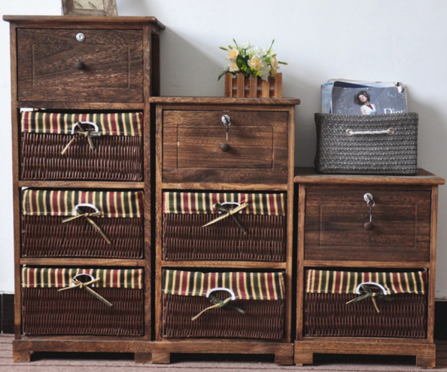 Συρταριέρα ξύλινη  G152-2B