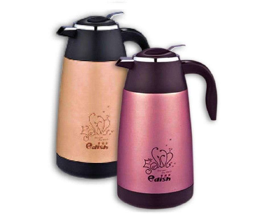 Κανάτα θερμός inox με χρώμα 1,5 lt