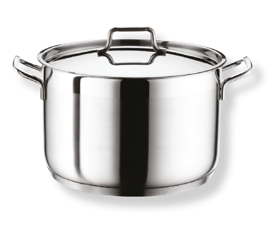 Κατσαρόλα ΙΝΟΧ 24cm ANETT με inox καπάκι