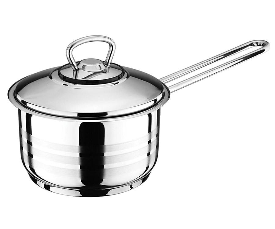 Κατσαρολάκι ΙΝΟΧ 16cm GASTRO με καπάκι