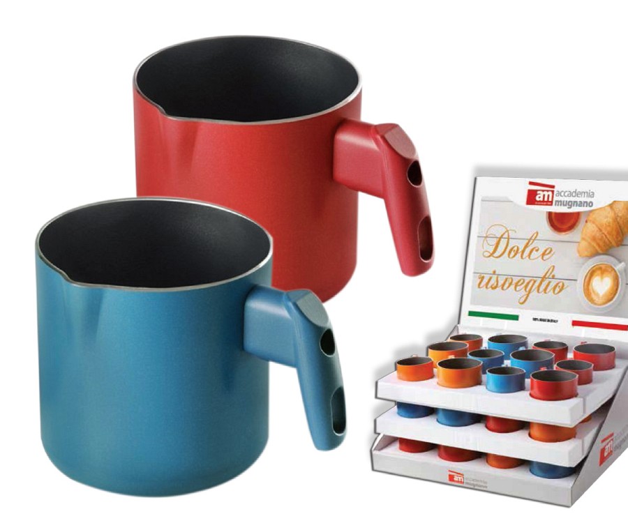 Κατσαρολάκι γάλακτος χρωματιστό 12cm ΑΜΒΟΧ