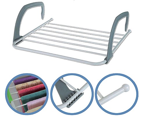 Απλώστρα ρούχων πλαστική μπαλκονιού  6740