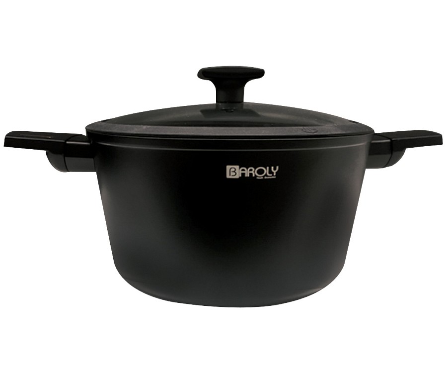 Κατσαρόλα  28cm BAROLY με γυάλινο καπάκι
