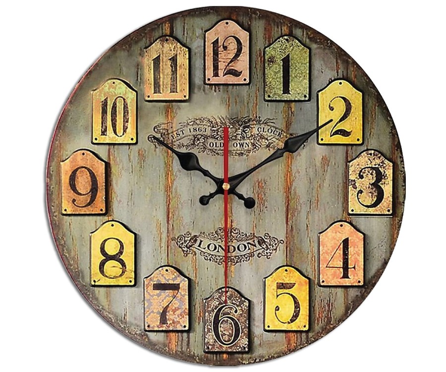 Ρολόϊ τοίχου ξύλινο  6977