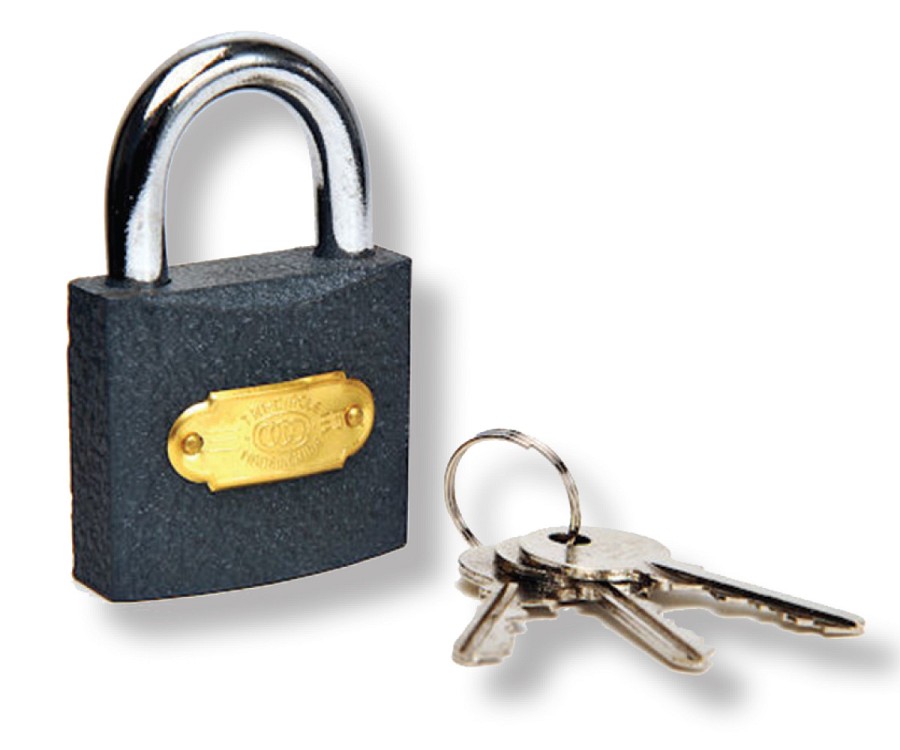 Λουκέτο μαύρο 50mm   50BL