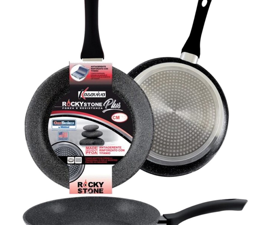 Τηγάνι αντικολλητικό 24cm  ROCKY STONE