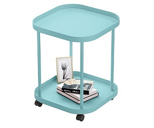 Tραπεζάκι με ροδάκια 2 επιπέδων  104-2green