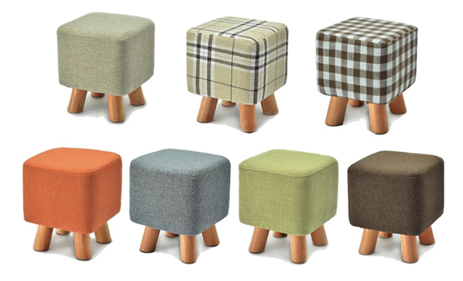 Σκαμπό ξύλινο τετράγωνο    2802