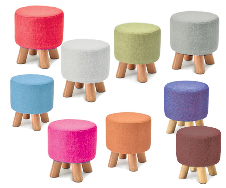 Σκαμπό ξύλινο στρογγυλό    2801